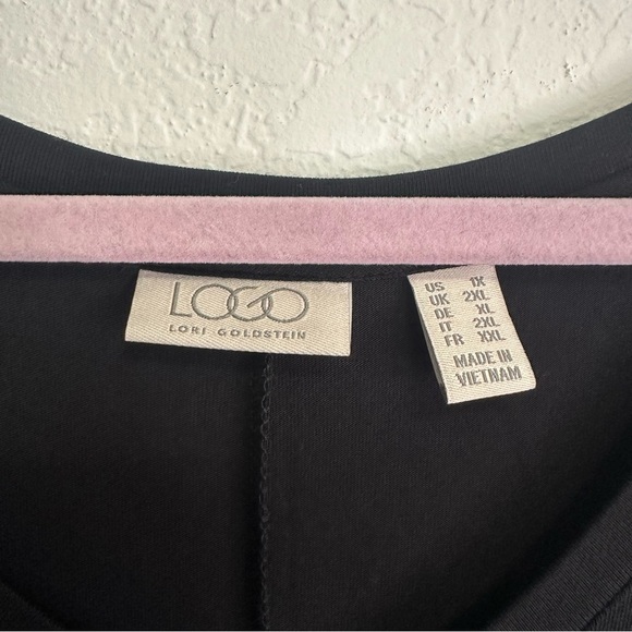 LOGO by Lori Goldstein Black Sleeveless Maxi Dress - Picture 3 of 6